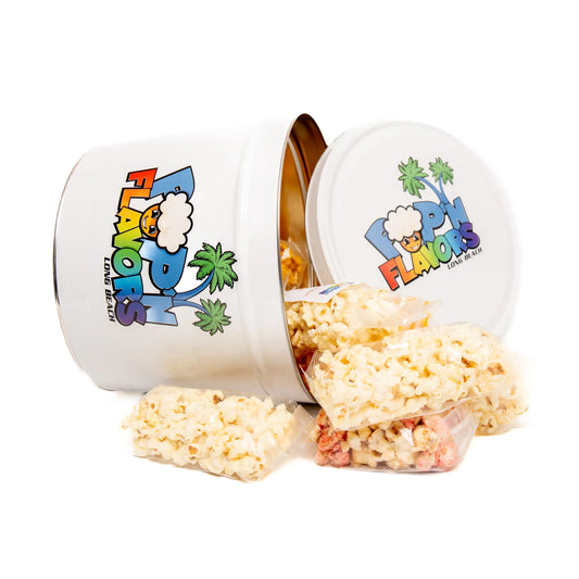 Delightful Multi-Flavor Popcorn Gifting Tin 64 oz